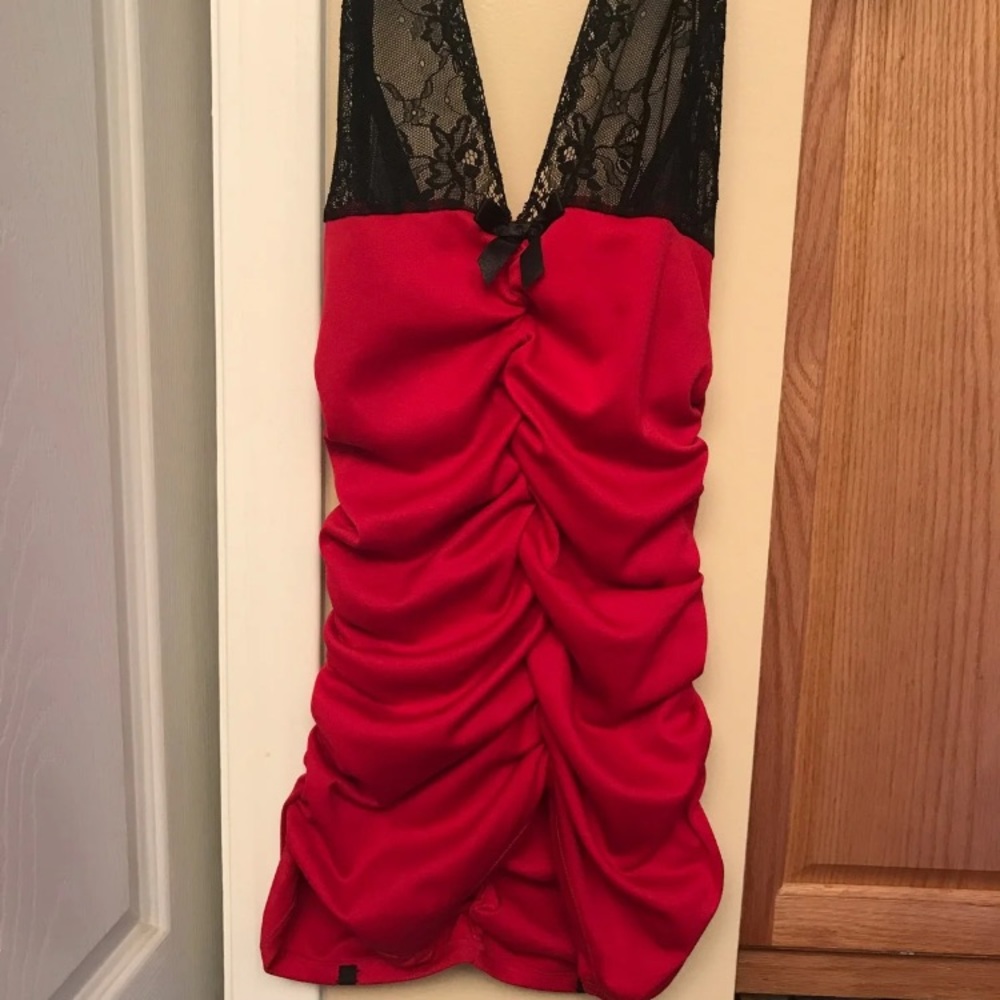 Fredericks of Hollywood halter dress lingerie
